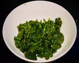 Hình bước làm 1 của món Cơm Chiên Rau Xanh