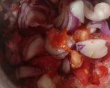 A picture of step 1 of Pudina chutney.