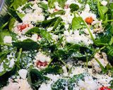 A picture of step 6 of Feta, Spinach, Cherry Tomatoes 🍅 and Shredded Chicken Pasta Bake.