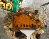 Gambar langkah 3 resipi Kari Daging kerisik.