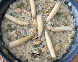 Foto del paso 6 de la receta: Arroz salsa verde y almejas
