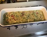 Une image de l'étape 10 de Flan aux tomates, courgette et feta.