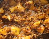 A picture of step 6 of Achari Lauki Chana Dal.