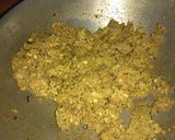 A picture of step 2 of Kasuri methi ki roti stuffed with gobi.