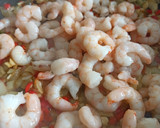Foto del paso 1 de la receta: Espaguetis de calabacín con gambas