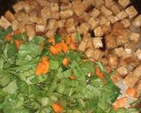 A picture of step 2 of Spninach Tikka Green macaroni.