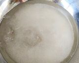 A picture of step 4 of Moong Dal Halwa.