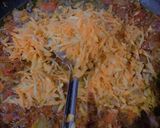 A picture of step 8 of Moi moi and vegetable Sauce.