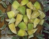 Foto del paso 2 de la receta Arroz meloso de alcachofas y conserva de pota en su tinta