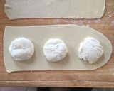 Foto del passaggio 6 della ricetta Seadas - con pasta violada- Sardegna