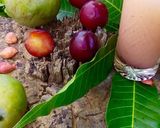 A picture of step 2 of Fresh plum and mango juice.