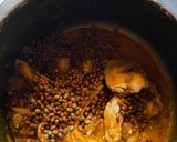 A picture of step 7 of Moong Dal Gosht / Green Moong Dal cooked with Mutton.
