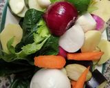 Une image de l'étape 3 de Soupe au 10 légumes vegan soupe.