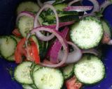 Foto del paso 6 de la receta: Pollo horneado con ensalada de pepino