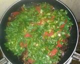 A picture of step 5 of Kenyan Liver Stew.