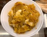 A picture of step 3 of Sweet potato halwa.