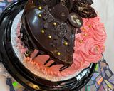 A picture of step 7 of Chocolate fusion cake 🎂🎂.