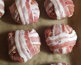 Paradicsomos tészta baconos sajttal töltött húsgombóccal recept fázis 1 fotója