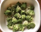 A picture of step 1 of California Farm Romanesco Florets and Sardine Salad.