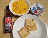 辣味玉米鮪魚點心的食譜步驟1照片