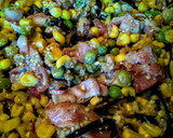 Foto del paso 3 de la receta: ARROZ Caliente con Tocineta y Vegetales al Limón...!