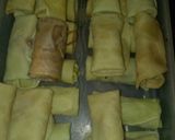 Foto langkah ke 5 dari resep Dadar Gulung Isi Pisang Coklat Keju.