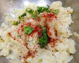 A picture of step 2 of Stuffed Ragda Pattice Chat.