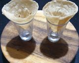 A picture of step 2 of Roti cone Pizza Punch.