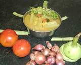 சுரைக்காய் பாரம்பரிய சாம்பார்(surakkai sambar recipe in tamil) ரெசிபி ஸ்டேப் 7 புகைப்படம்