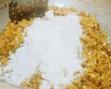 A picture of step 6 of Chaney ki daal sweet.