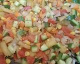 A picture of step 8 of Thai style fried rice with pineapple.