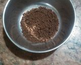 A picture of step 1 of Butter Scotch Cold Coffee shake.