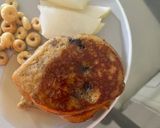 Foto langkah ke 5 dari resep [Menu Diet] Bluberry Banana Almond Flour Pancake.