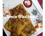 A picture of step 7 of Special Besan Bread Chilla.