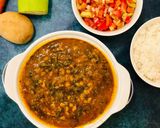 A picture of step 7 of Sindhi Sai Bhaji.