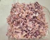 Foto del paso 1 de la receta Calamares rellenos de jamón y huevo duro