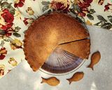 Foto del paso 10 de la receta: 🥧🐟 Tarta de merluza con masa integral 🥧Tarta de Vigilia 🐟🥧