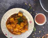 A picture of step 3 of Paten Dankalin Hausa/ Sweet potato porridge.