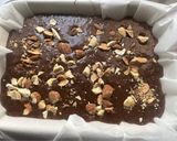 Foto langkah ke 3 dari resep Bolu coklat almond.