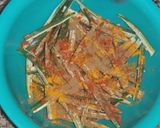 A picture of step 2 of Kurkuri bhindi in microwave.