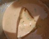 A picture of step 3 of Bread pakoda.