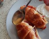 A picture of step 3 of My Croissant with Bacon and Honey 😀.
