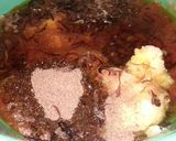 A picture of step 3 of Bihari Seekh Kabab.