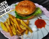 A picture of step 5 of Chicken burgers.
