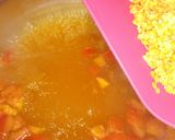 A picture of step 4 of Daal Chawal platter.
