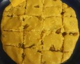 A picture of step 4 of Basanti Rawa kesari bhog.