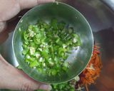 A picture of step 3 of Mix Veg. Chessy Paratha.