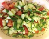 Hình bước làm 3 của món Salad trộn kiểu Địa Trung Hải (Tabbouleh)