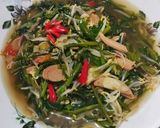 Foto langkah ke 5 dari resep Tumis Kangkung tanpa kecap.