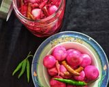 A picture of step 7 of Fermented Onion Pickle OR Pickled Vinegar Onion (Indian Restaurant Style).